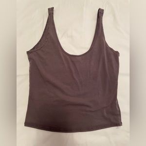 Gray Crop Top, Size M